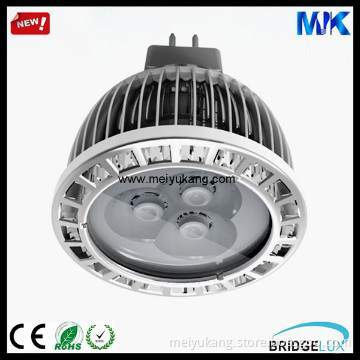 Bright High Efficient E27/MR16/GU10 3*2W Bridgelux Chip Spotlight Led